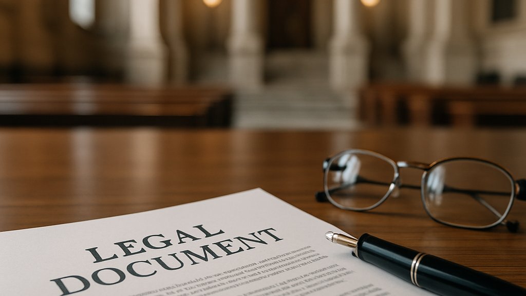 Legal documents in Charitable Trust case before jury review