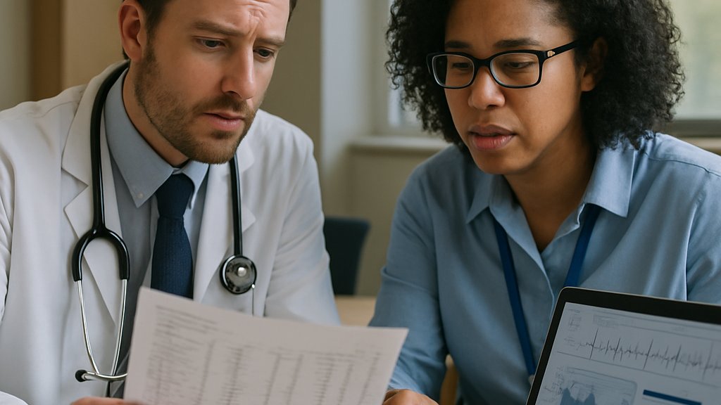 AI Healthcare research team reviewing clinical reasoning results