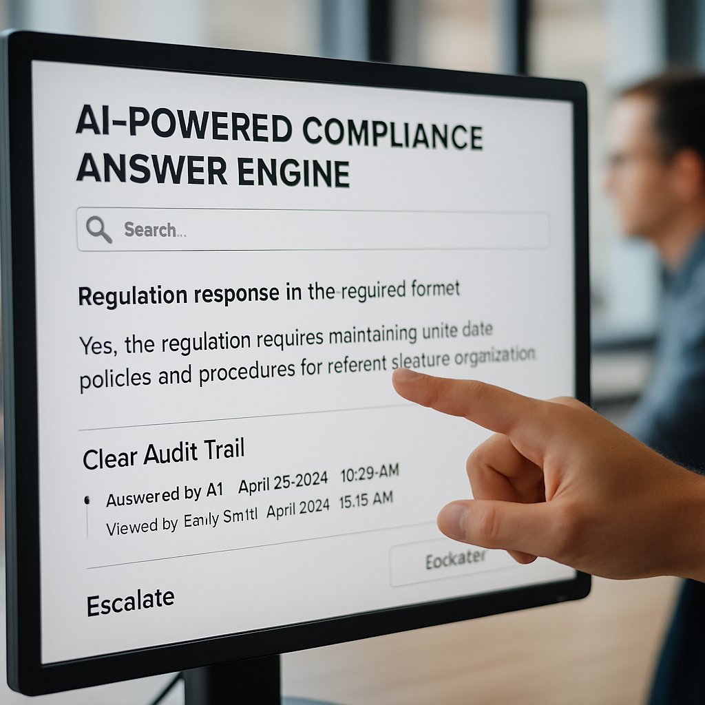 Ncontracts Nquiry answer engine showing audit trails and escalation options