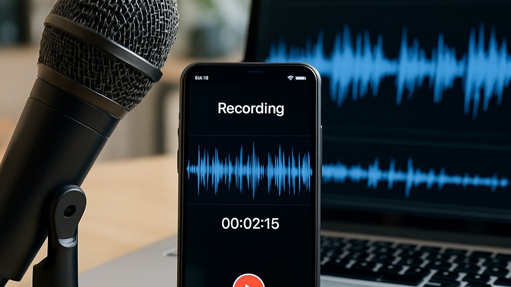 Voice Cloning API custom voice capture session with realistic microphone and devices