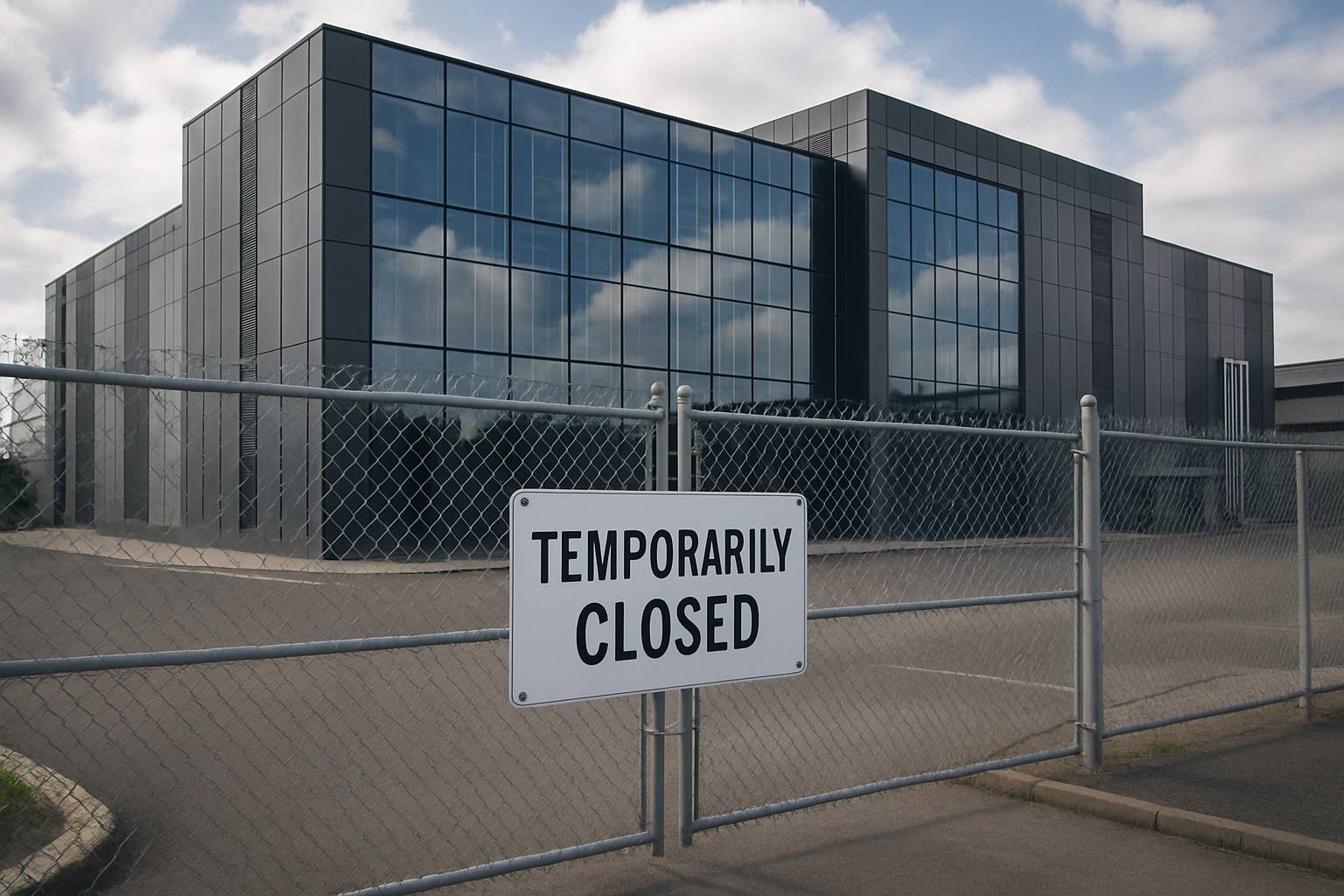 Closed data center illustrating the impact of International AI Regulation policies.
