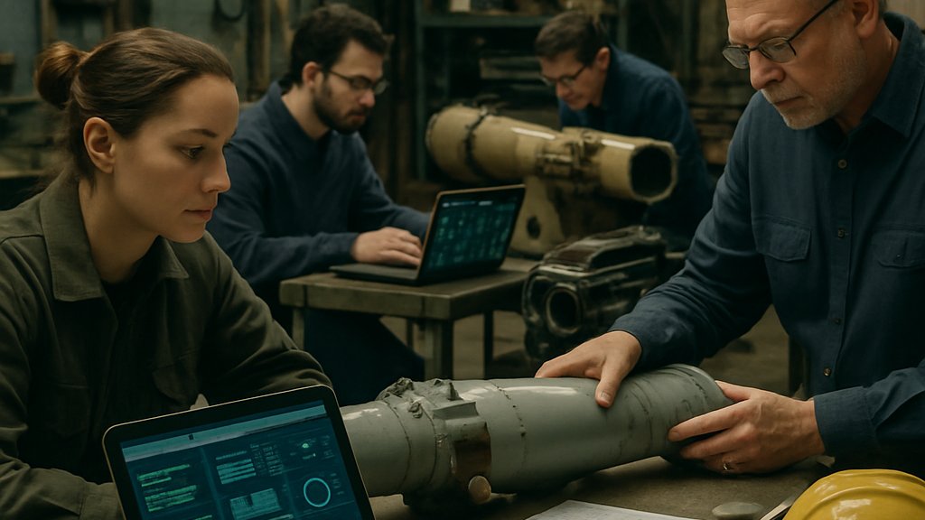 Defense Technology Investment in a defense lab with engineers and prototype hardware