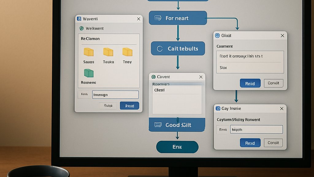 Windows desktop workflow with Codex Windows control for GUI automation