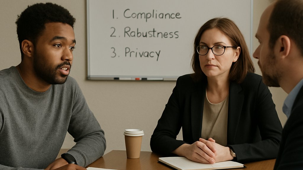 AI Compliance meeting on California SB 53 developer safety planning