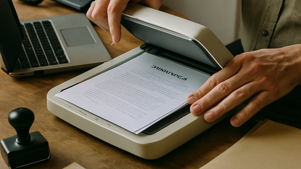 Notary office paperwork supports Legal Operations automation in small firms