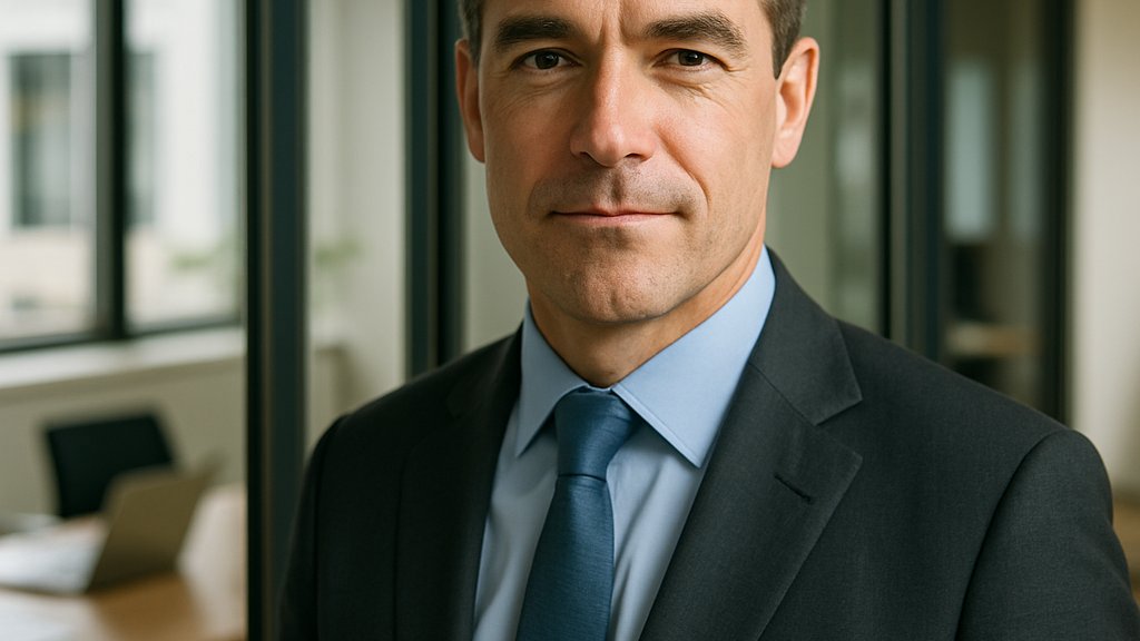 Chief AI Officers portrait in modern office setting for enterprise leadership