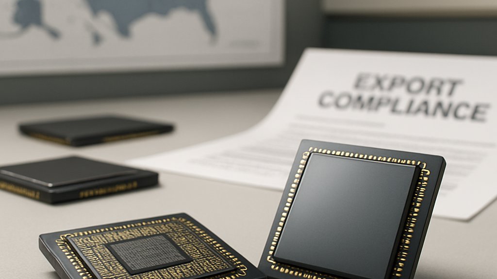 Semiconductor chips and paperwork illustrating AI Sovereignty regulation