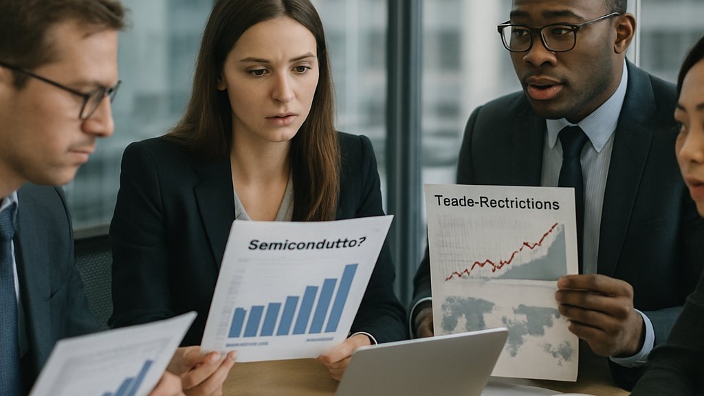 Nvidia Monopoly trade restrictions discussed in an office meeting
