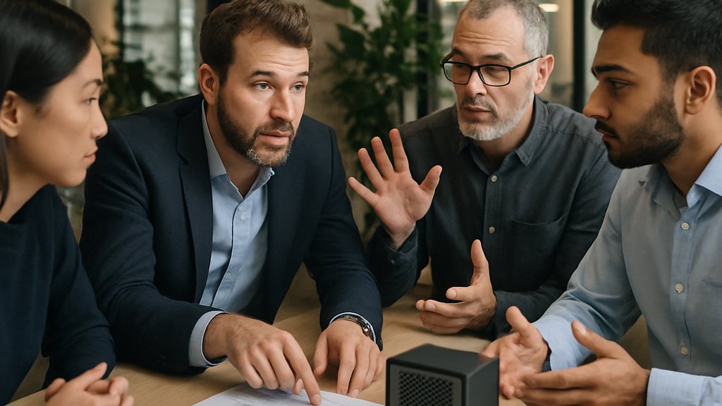 Founders discuss AI Infrastructure strategy at an innovation hub