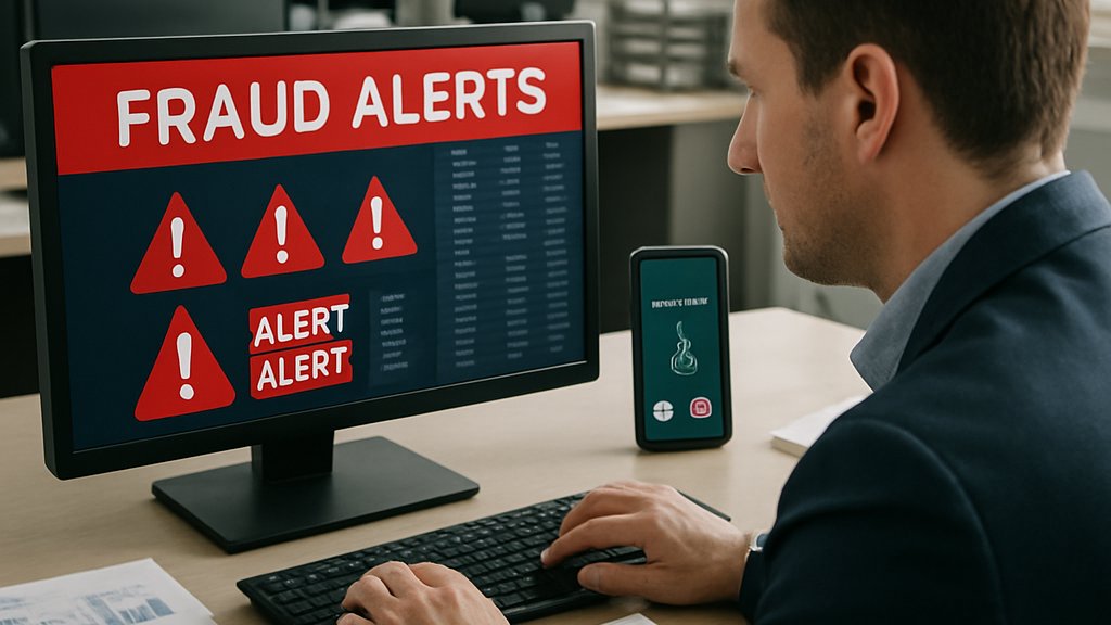 Financial AI Legislation and fraud detection in a modern office