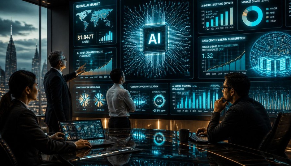 AI infrastructure and workforce transformation in global business