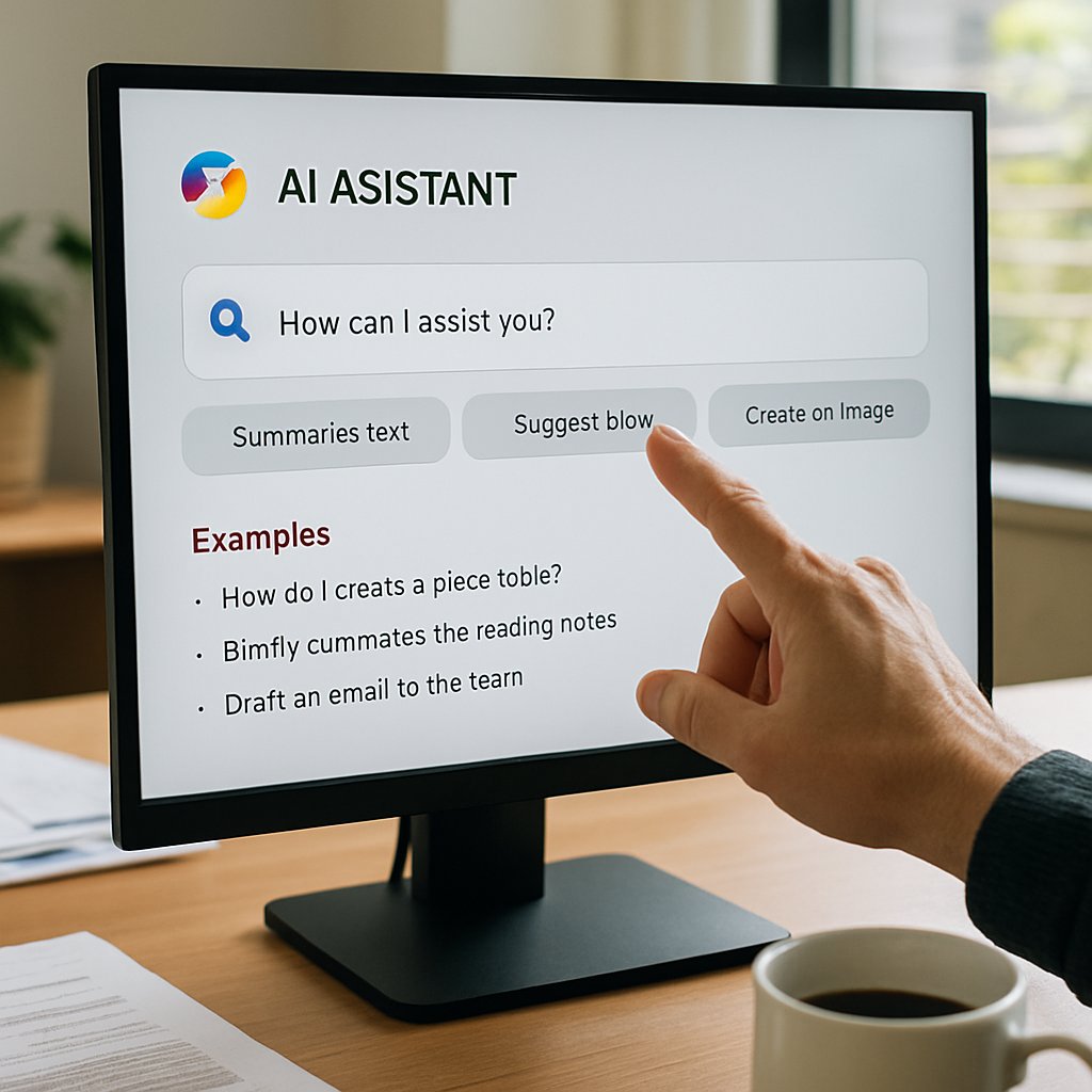 Beacon Assistant AI interface in use on modern desktop