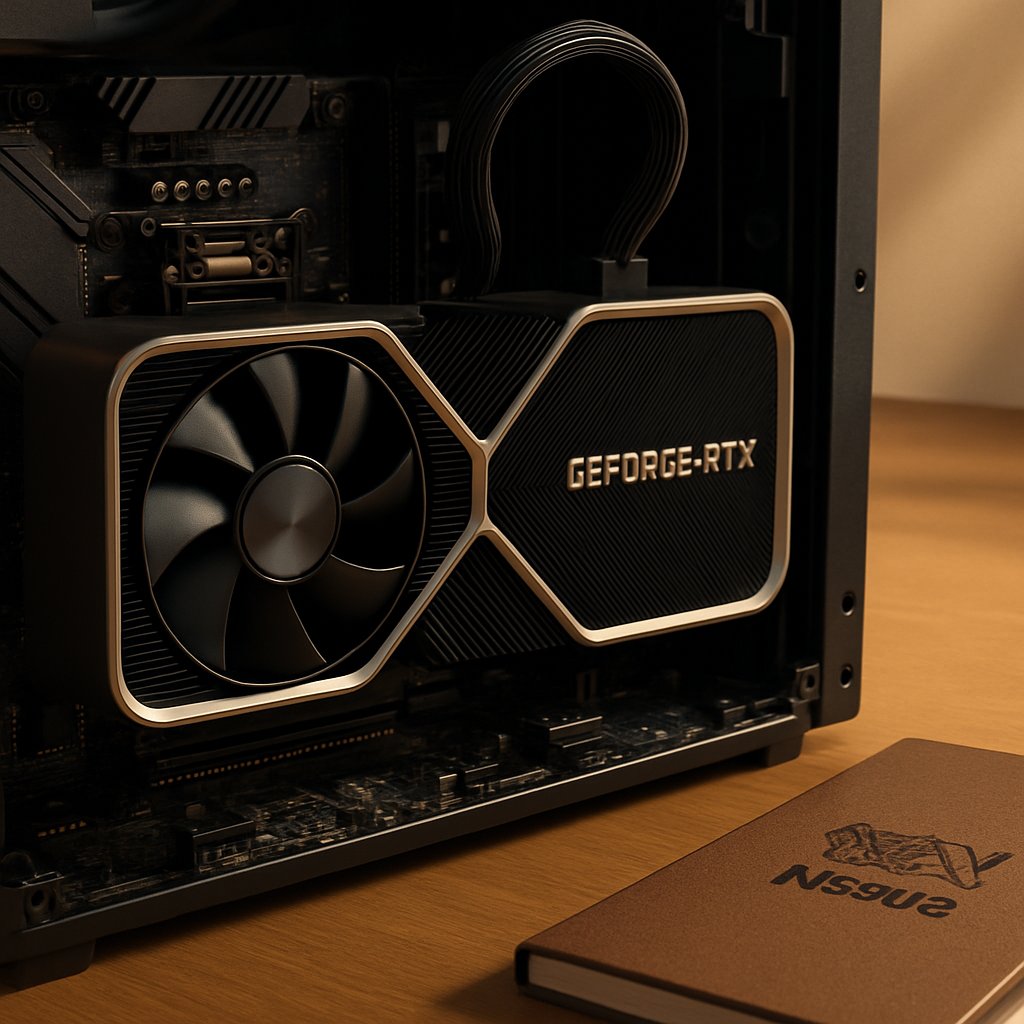 Nestlé GPU inside workstation showcasing hardware efficiency