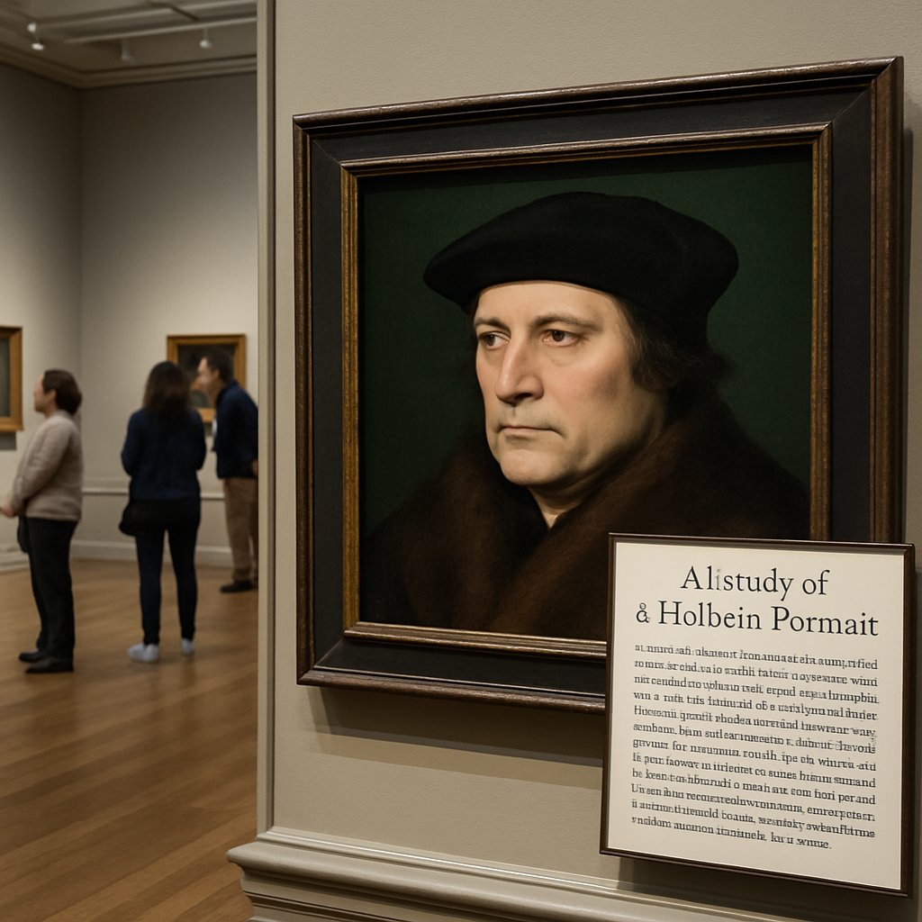 Holbein AI featured in museum exhibit shows Anne Boleyn portrait reassessment.