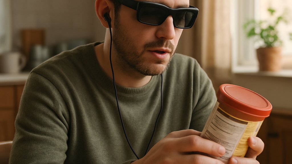 AI Smart Glasses assist with reading and daily tasks at home