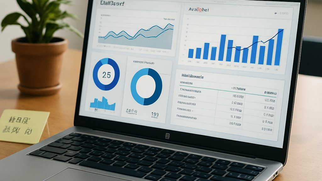 HP AI PC with analytics dashboard highlights Enterprise Hardware in Indian context.
