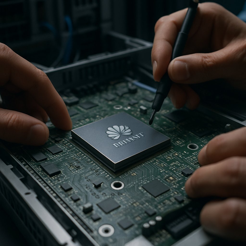 Hong Kong AI powered by Huawei chips in real-world server environment