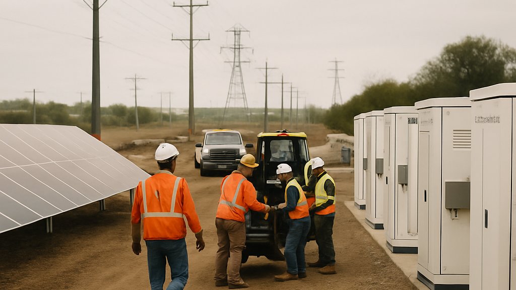 Energy Management project site using idle grid capacity to reduce delays