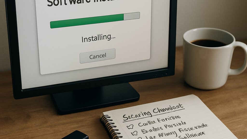 Software install checklist for Supply Chain Risk protection and malware checks