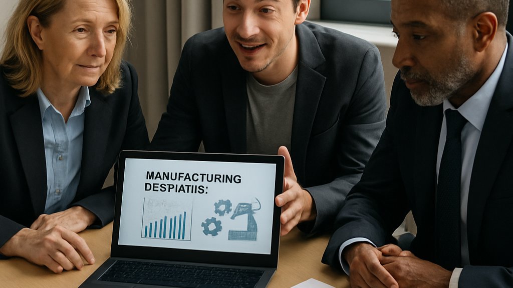 AI Robotics funding meeting with investors and startup founder