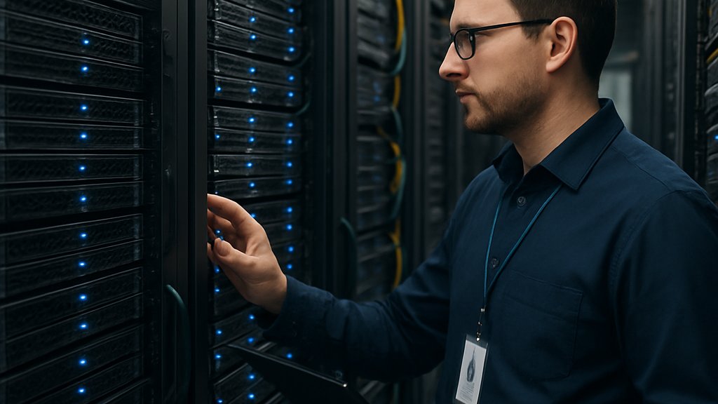 Data center displays modern Bank Infrastructure and AI deployment at JPMorgan.