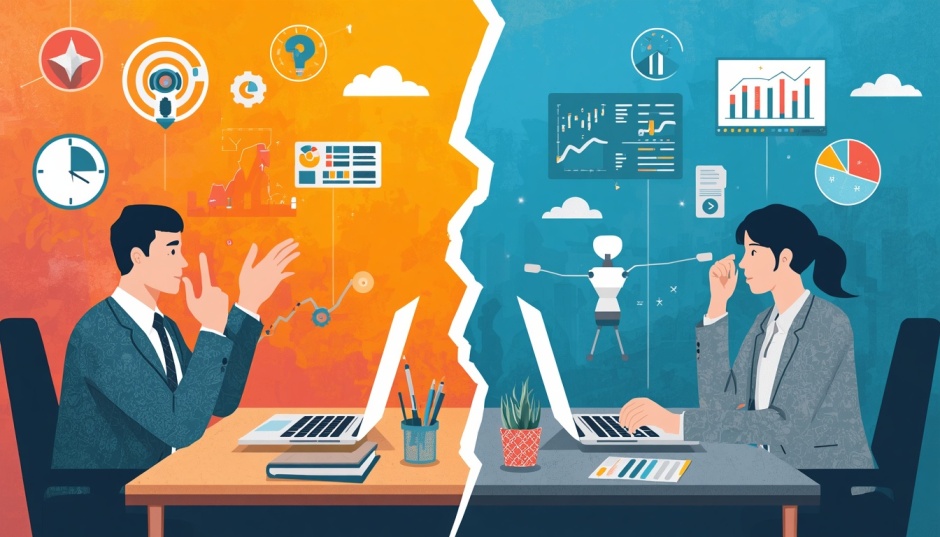 AI skills gap between leadership and workforce in modern organizations