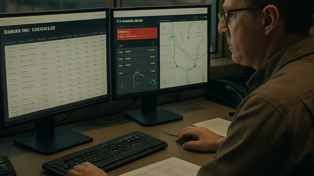 Logistics Robotics Deployment dashboard and operations monitoring in warehouse