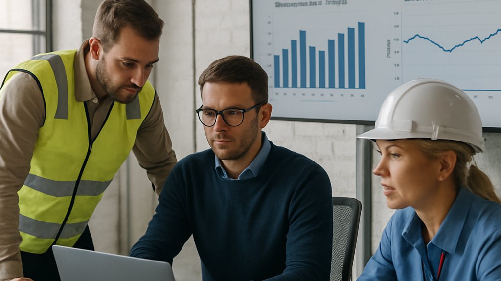 AI Robotics performance review meeting for warehouse operations and SAP planning