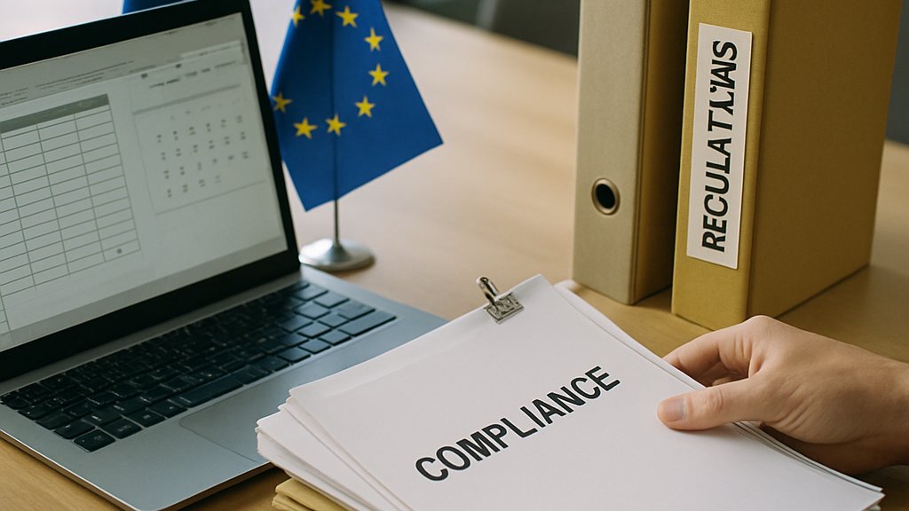 Legal paperwork and calendar for EU AI Regulation planning