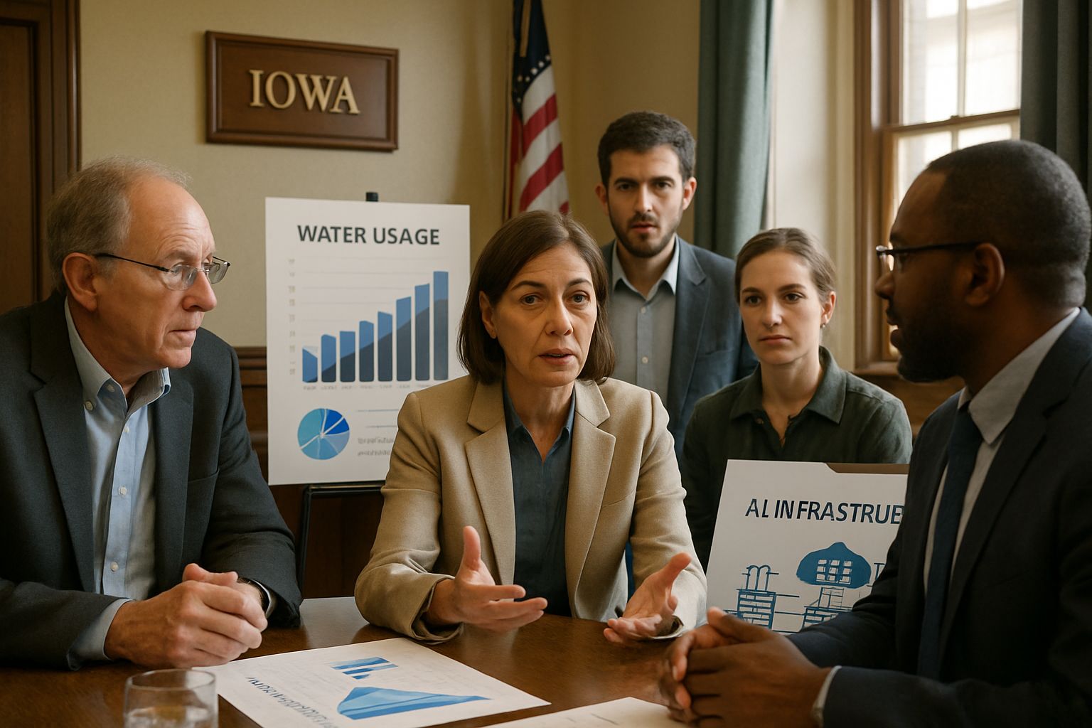 AI Environmental Impact discussed by Iowa policymakers in water resource meeting