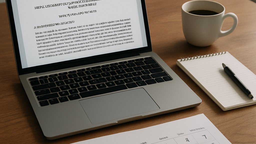 Office desk setup with calendar marking EU Regulation deadlines in August.