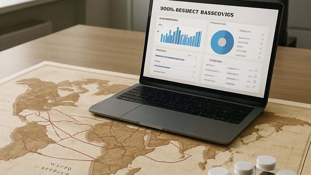 Strategic Material Supply procurement dashboard and trade route planning