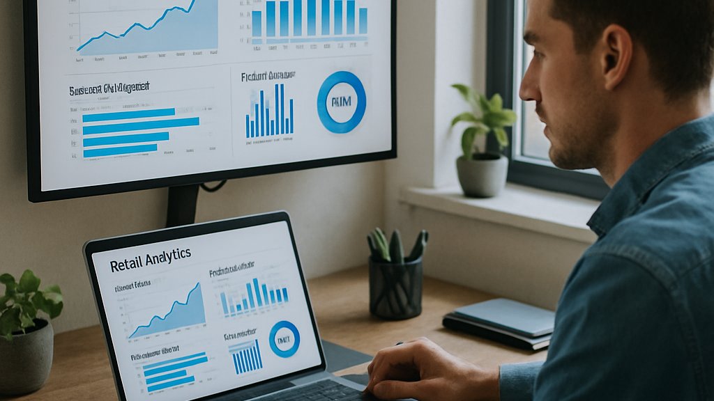 Retail Agentic Analytics dashboard showing retail performance and insights
