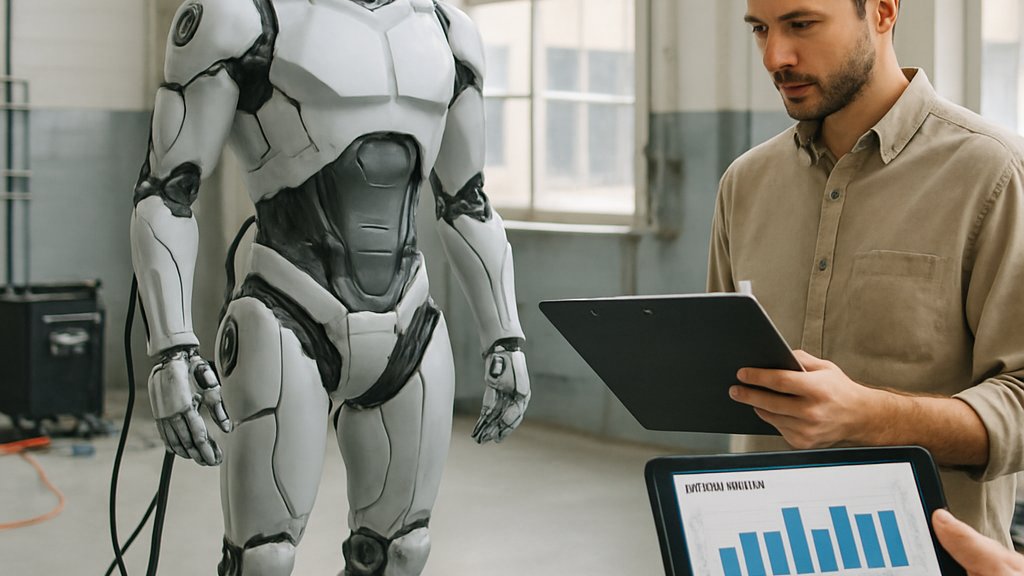 Humanoid Robot Benchmarks measured during a robotics performance test
