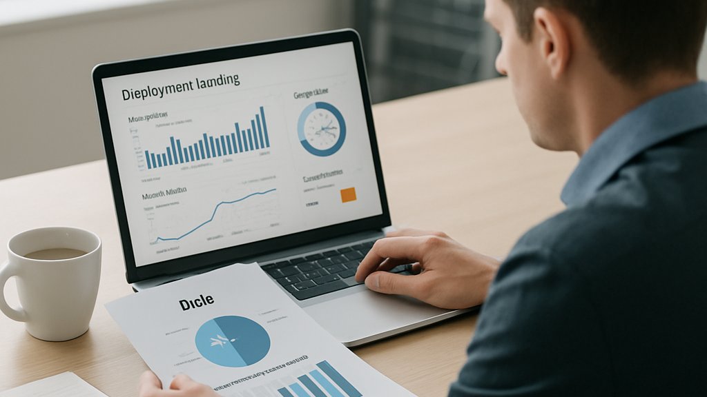 Hybrid AI Implementation dashboard and ROI charts for Lenovo agentic AI deployment