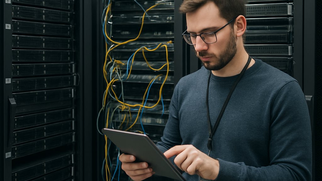 Enterprise server room using Agent Sandboxing Tools for isolated AI testing
