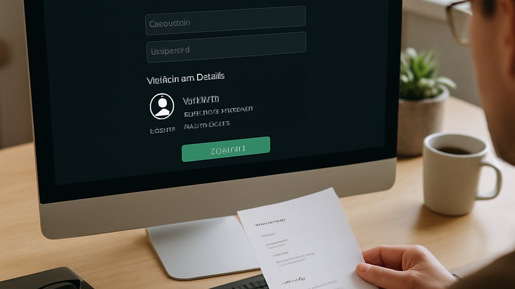 Secure login process using Agent Identity verification interface on desktop.