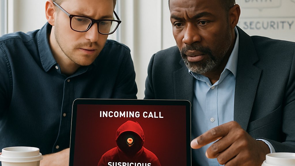 Cybersecurity team investigates Video Call Phishing scam tactics