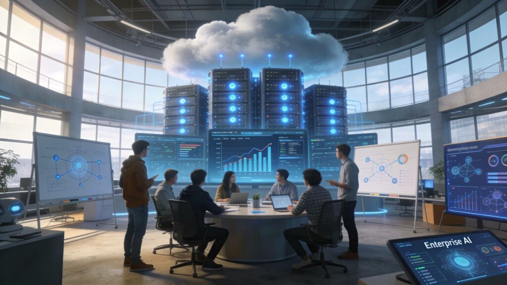 Businesses are investing in AI talent and infrastructure to scale innovation across industries