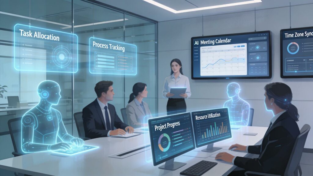 AI business automation and workflow management in modern workplaces