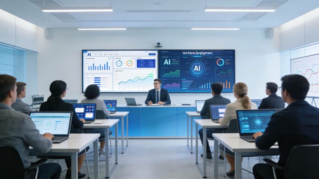 Organizations are investing in AI training to prepare employees for changing workforce demands
