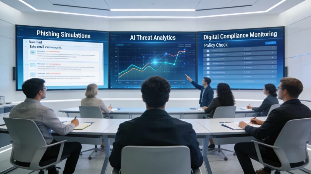 AI cybersecurity training improving workforce preparedness against AI threats