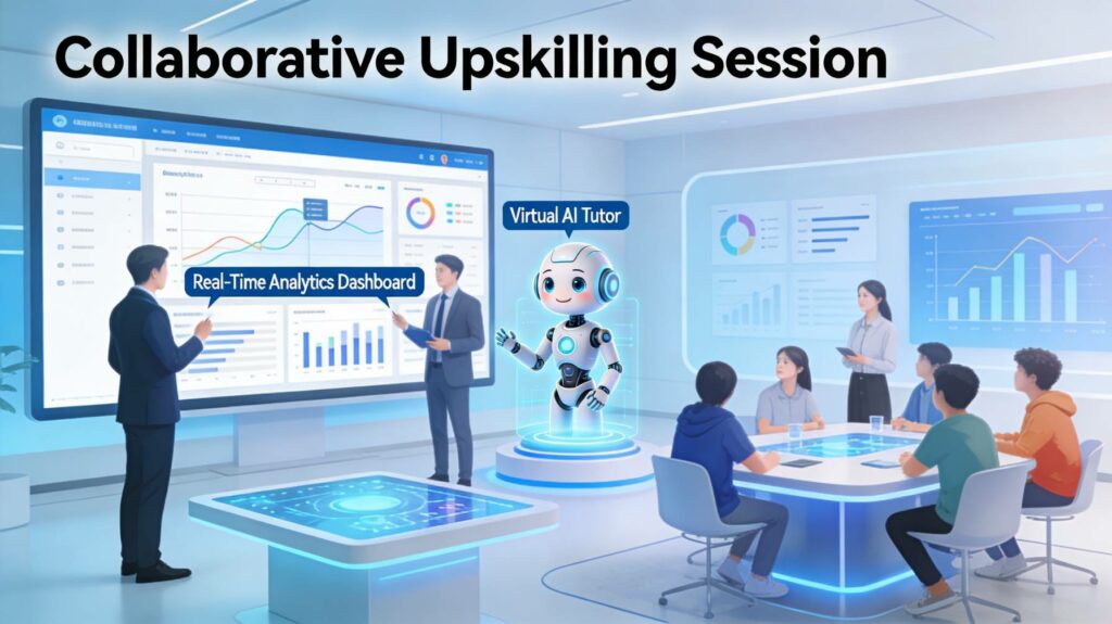 AI-powered workforce training and adaptive learning systems