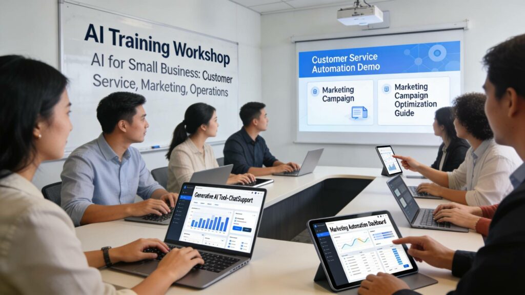 AI training and AI-powered business operations for entrepreneurs