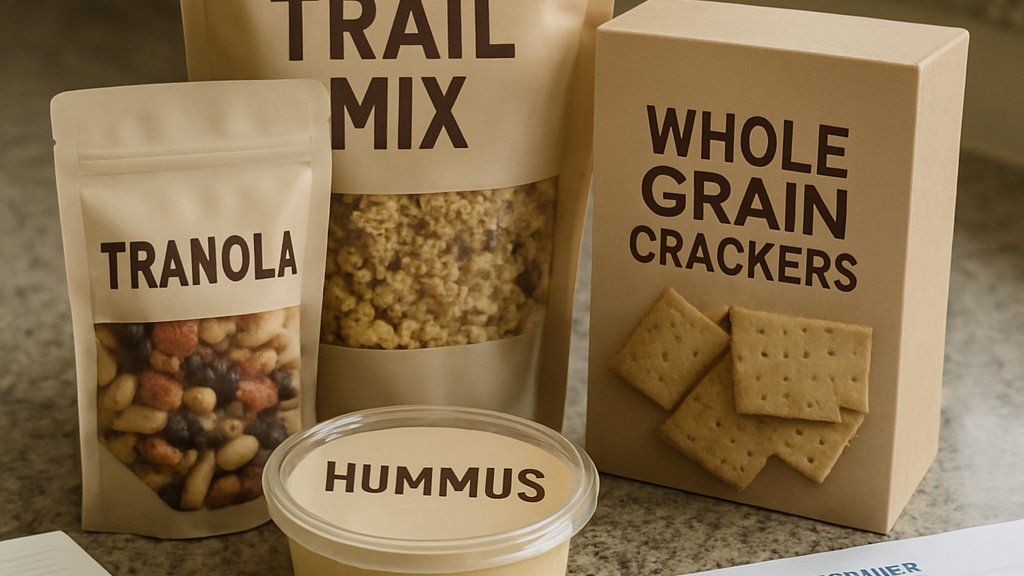 Startup Funding analysis with healthy snack products and market research materials
