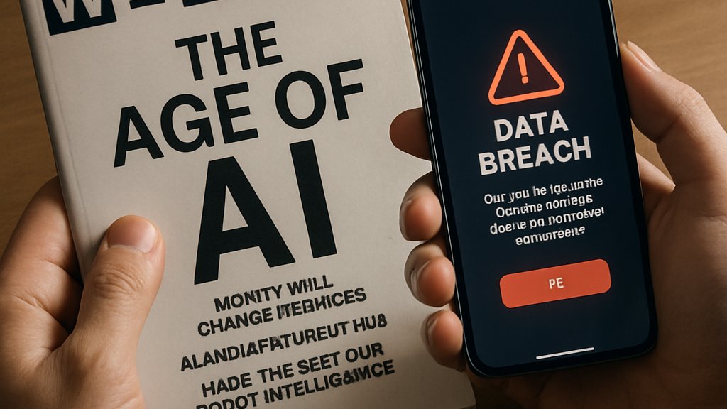 Close-up showing Cybersecurity Leak notification linked to Wired subscribers.