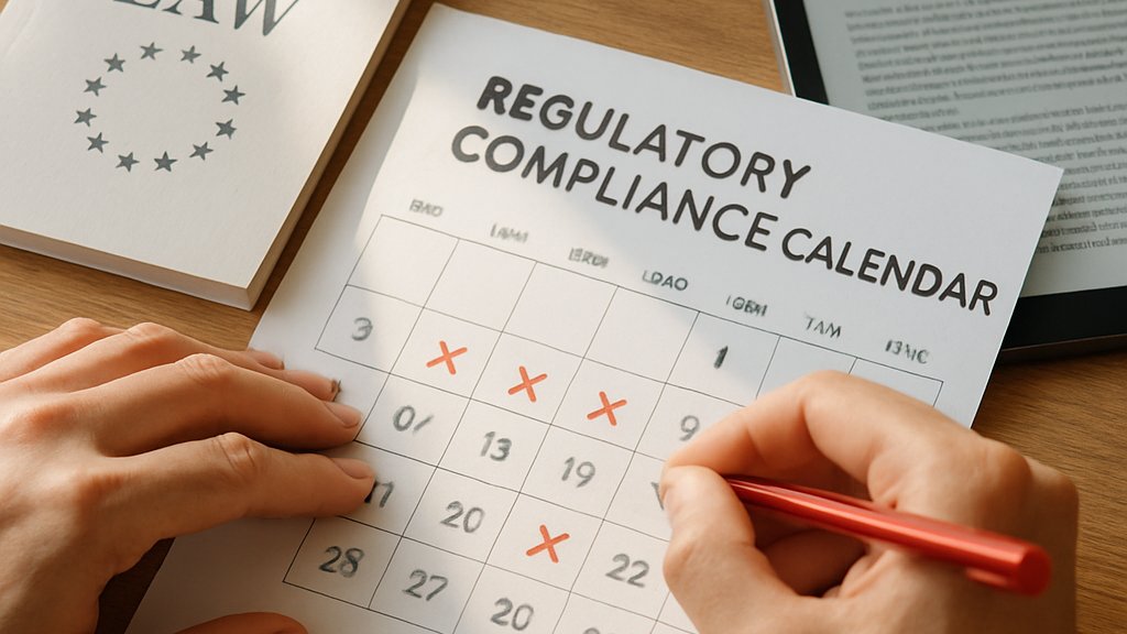 Marking regulatory compliance calendar changes from EU Omnibus update.