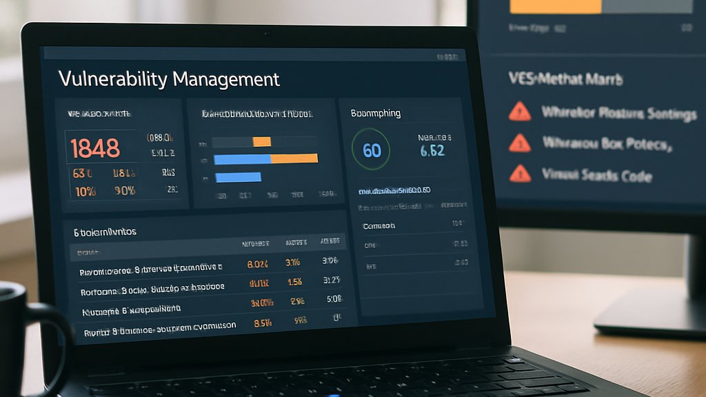 Windows laptop displaying Agentic Security vulnerability response workflow