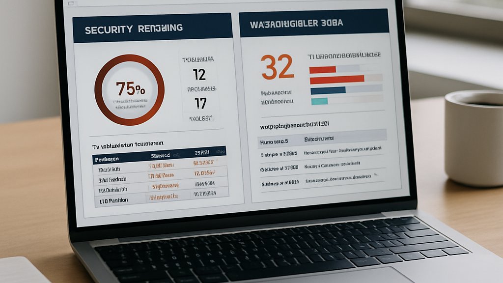 Agentic Security vulnerability scan results on a Windows laptop screen