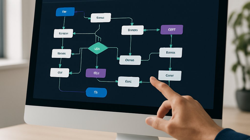 Pit Startup workflow automation demo interface in office environment.
